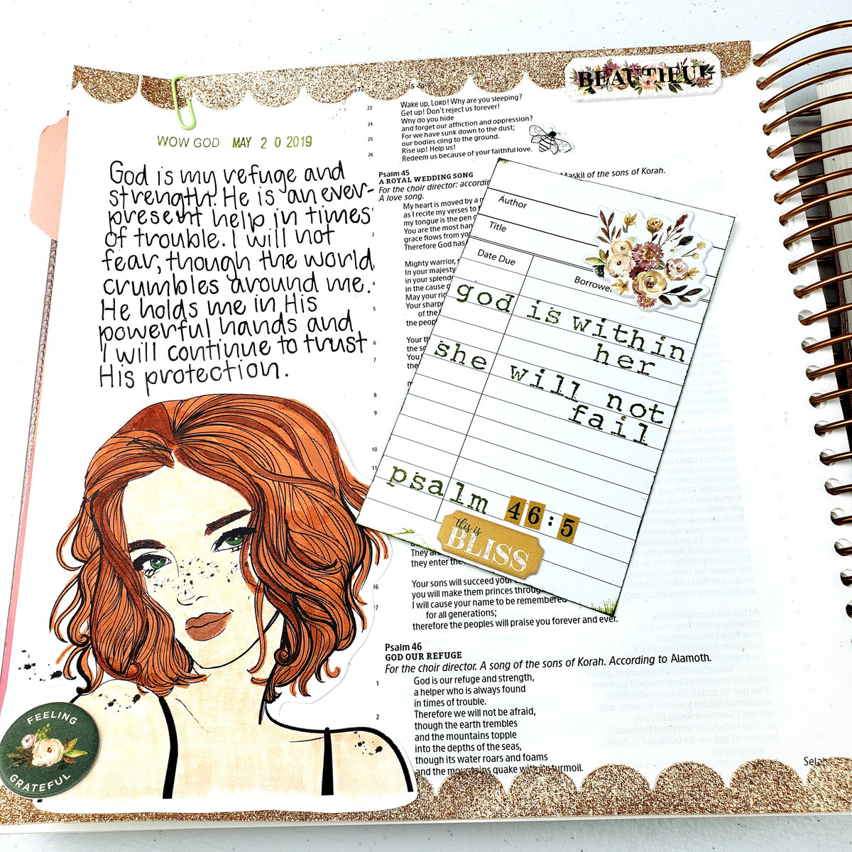 Freckles Printable for Mixed-Media, Bible Journaling and Faith Art ...