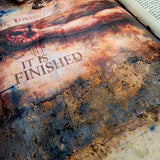 It Is Finished printable kit for mixed-media, Bible journaling and faith art
