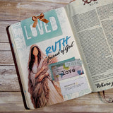 Ruth: Friend of God printable kit for mixed-media, Bible journaling and faith art