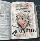 A Divine Romance printable kit for mixed-media, Bible journaling and faith art