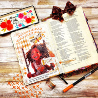 Swing Into 2024 printable kit for mixed-media, Bible journaling and faith art