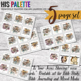 Is Your Jesus Showing? 28-day printable Bible verse cards for Bible journaling and faith art