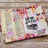 Ugly Truth printable for mixed-media, Bible journaling and faith art