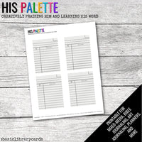 Basic Library Cards Printable for Mixed-Media, Bible Journaling and Faith Art