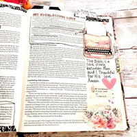 A Love Story printable kit for mixed-media, Bible journaling and planner