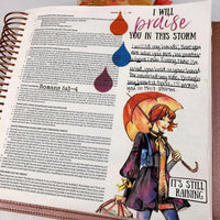 Miss Margin Series printable for mixed-media, Bible journaling and faith art - Vol 1 Kit 2