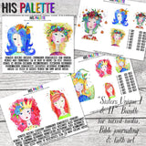 Sisters Unique I & II Bundle printable for mixed-media, Bible journaling and faith art