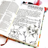 Hannah - Monochrome printable for mixed-media, Bible journaling and planners