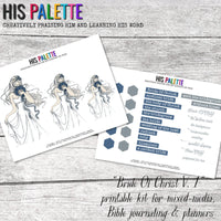 Bride of Christ V.1 Printable Kit for Mixed-Media, Bible Journaling and Planners