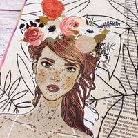 Pretty Woman - Color printable for mixed-media, Bible journaling and planners