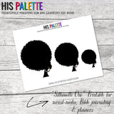 Silhouette One printable for mixed-media, Bible journaling and planners