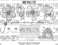 Child-like Faith printable kit for mixed-media, Bible journaling and planner