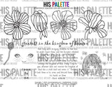 Child-like Faith printable kit for mixed-media, Bible journaling and planner