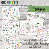 Dear Ephesians Printable Kit for Mixed-Media, Bible Journaling and Planners