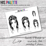 His Palette - Sincerity 2 - printable for mixed-media, Bible journaling and planners